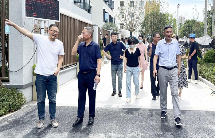 名邦集團工程品質(zhì)巡檢小組走進合肥名邦紫廬軒、名邦上河印